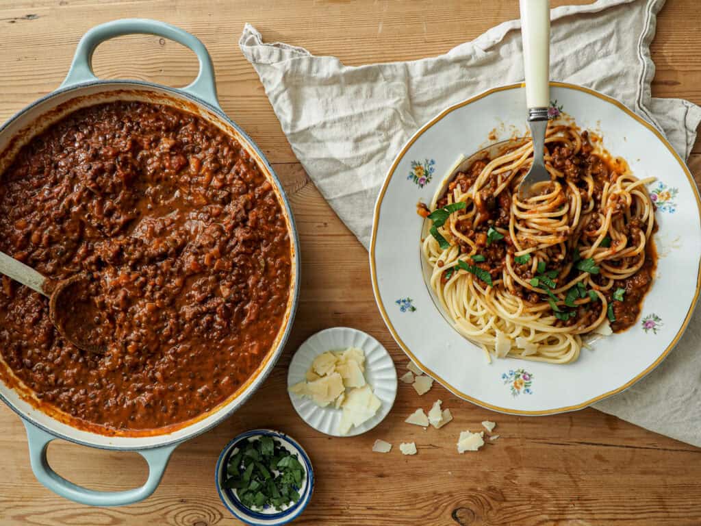 beluga bolognese gryde og anretning